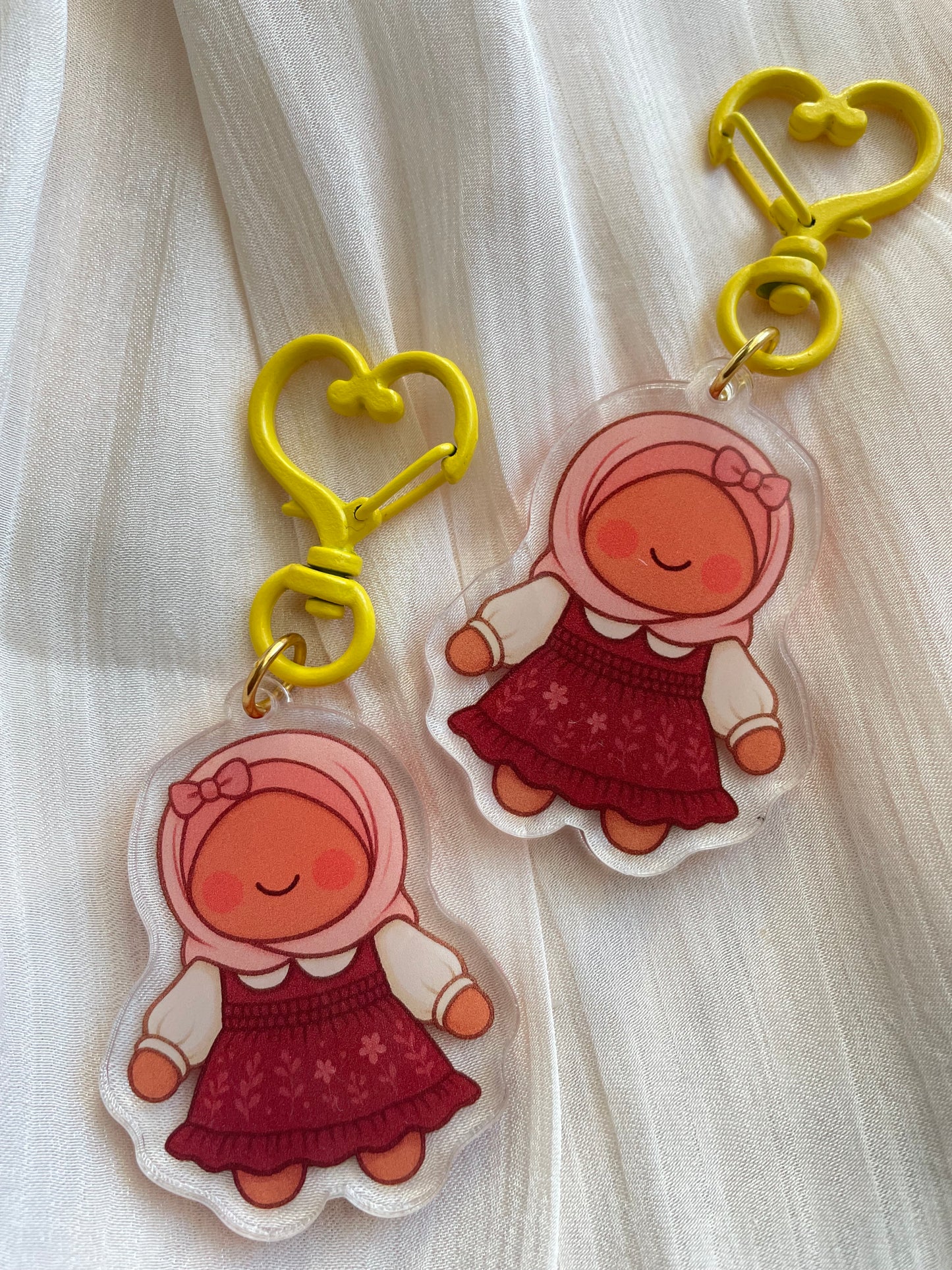 Hafsa Sprout Acrylic Keychain