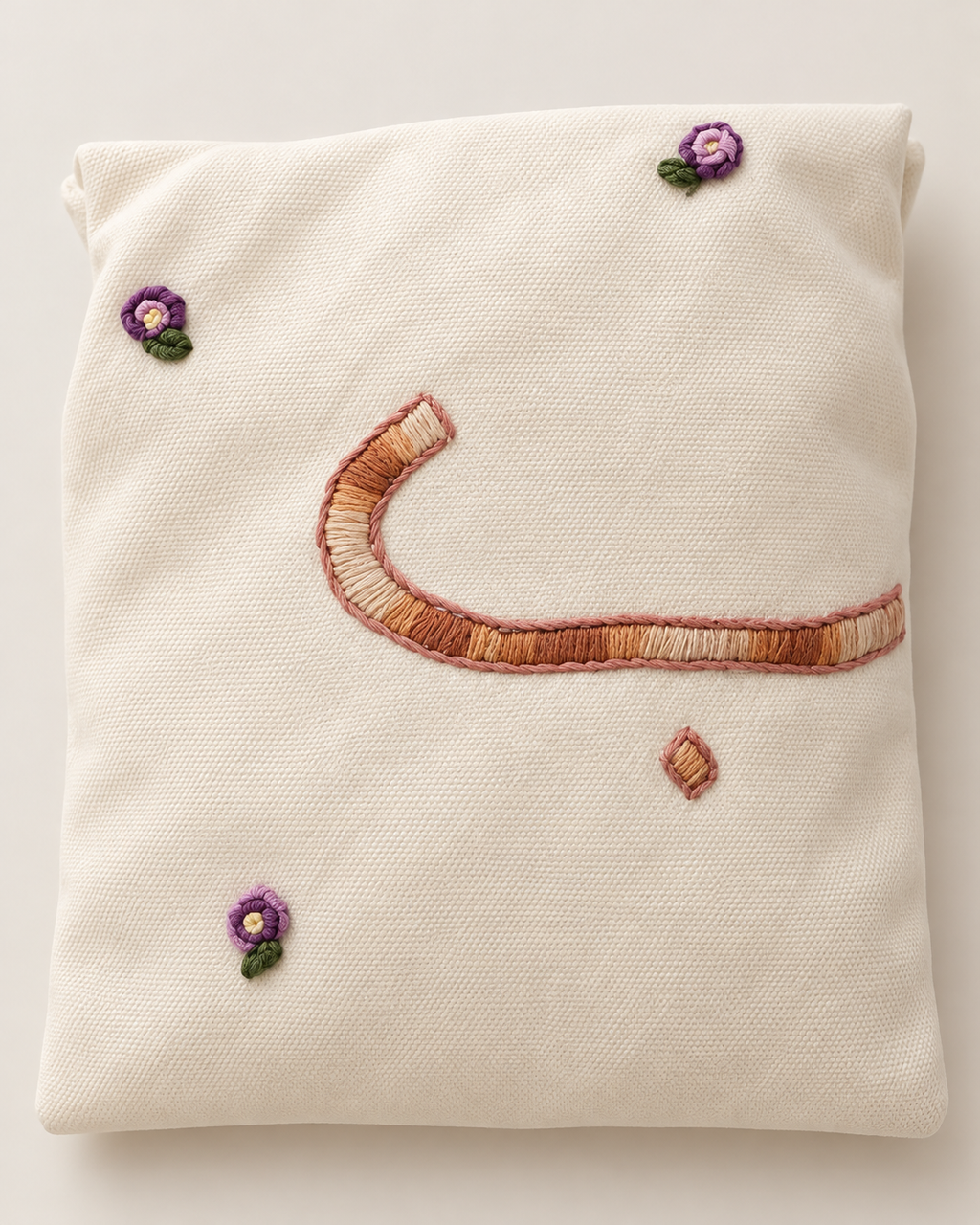 Hand Embroidered Tote ب