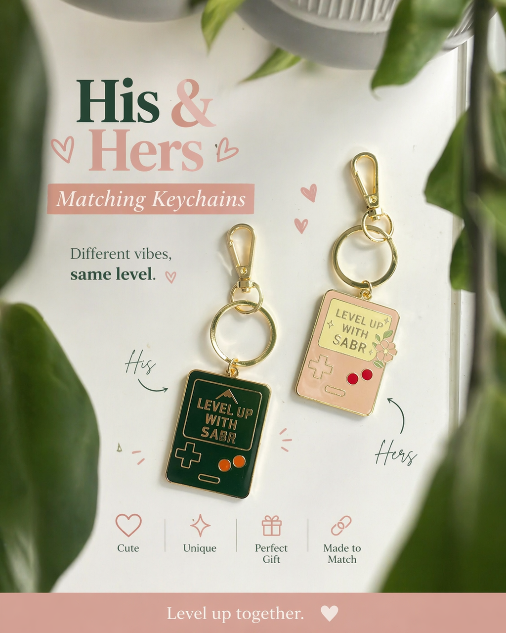Level up With Sabr Keychain