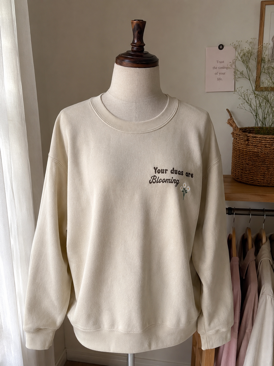 Your Duas Are Blooming Sweatshirt | Gift for Her