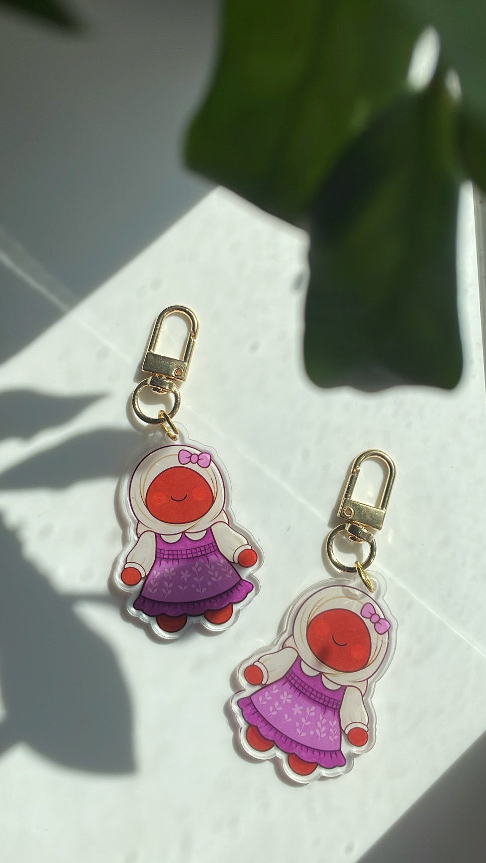 Aysha Sprout Acrylic Keychain