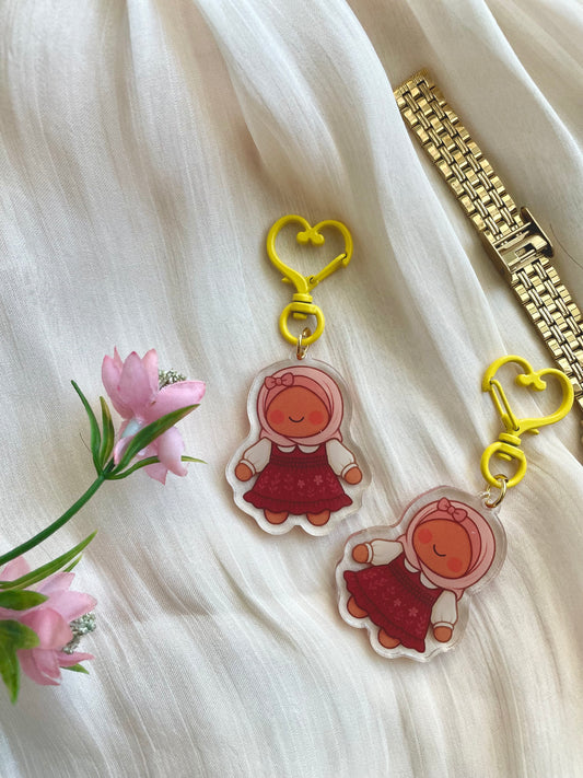 Hafsa Sprout Acrylic Keychain