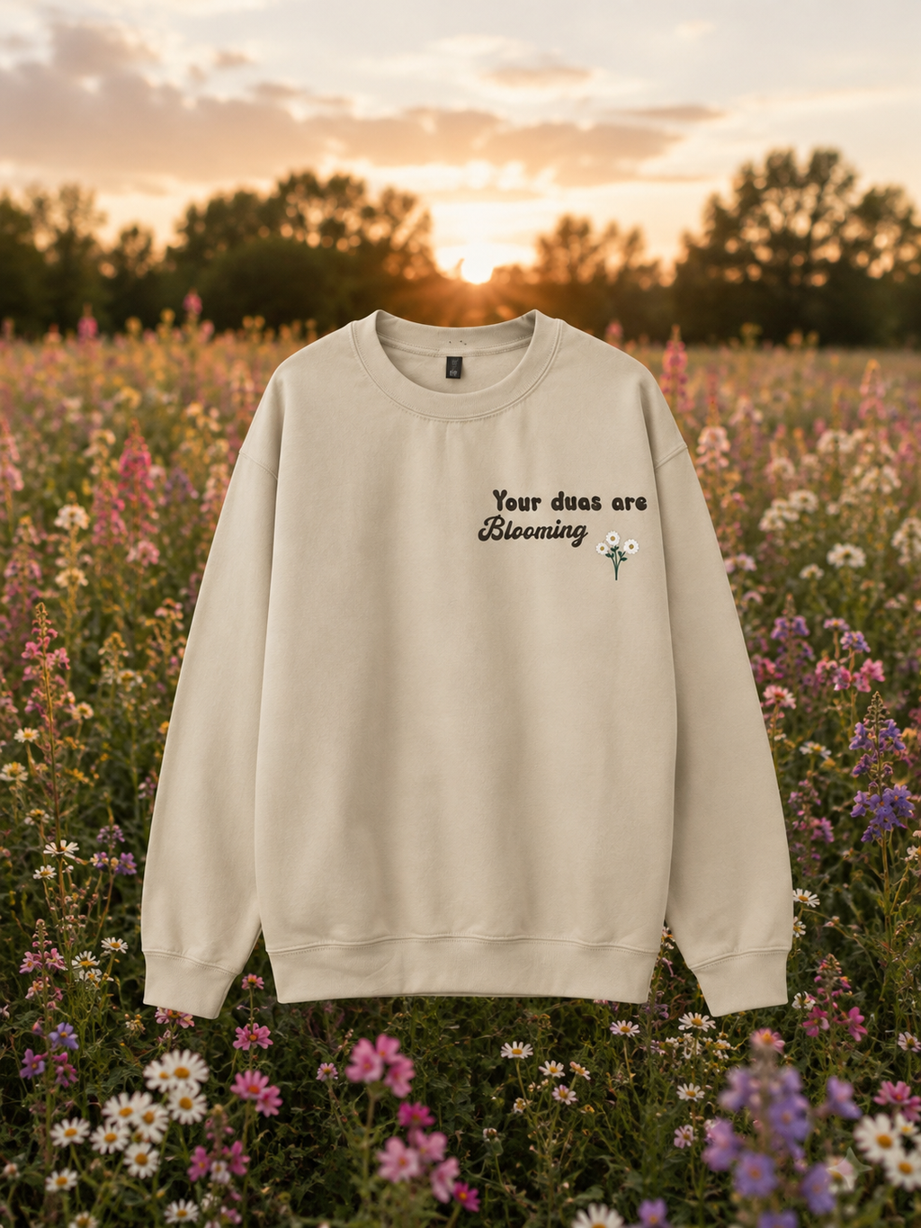 Your Duas Are Blooming Sweatshirt | Gift for Her