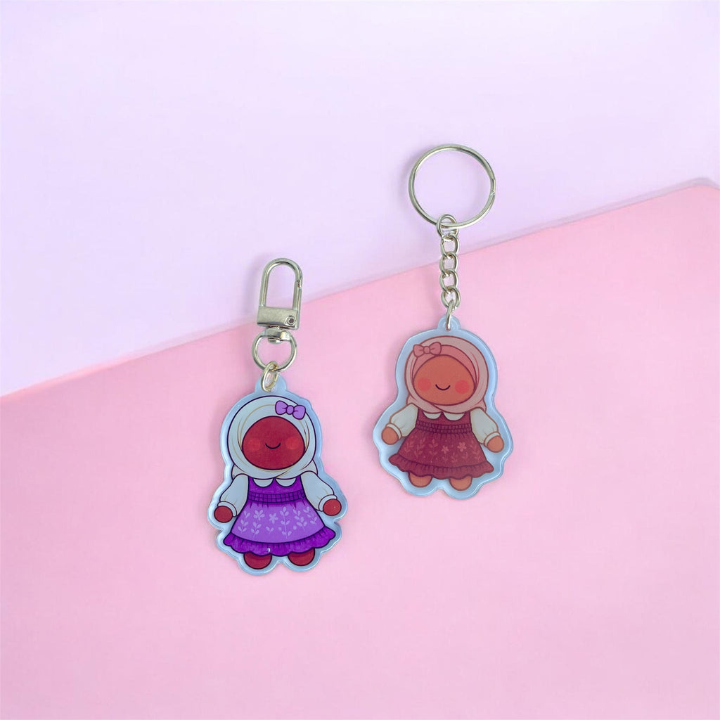 Hafsa Sprout Acrylic Keychain