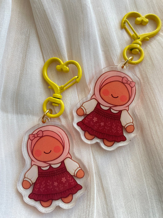 Hafsa Sprout Acrylic Keychain