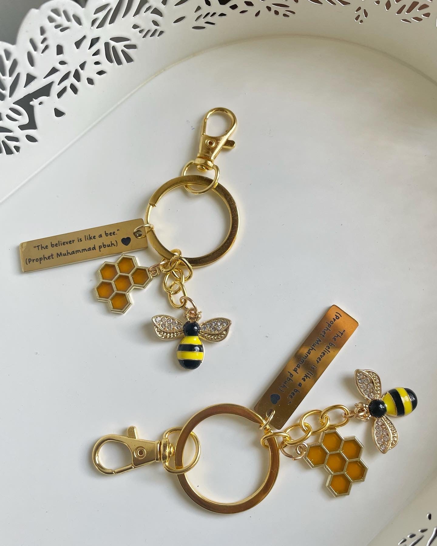 Bismillah Bee Keychain