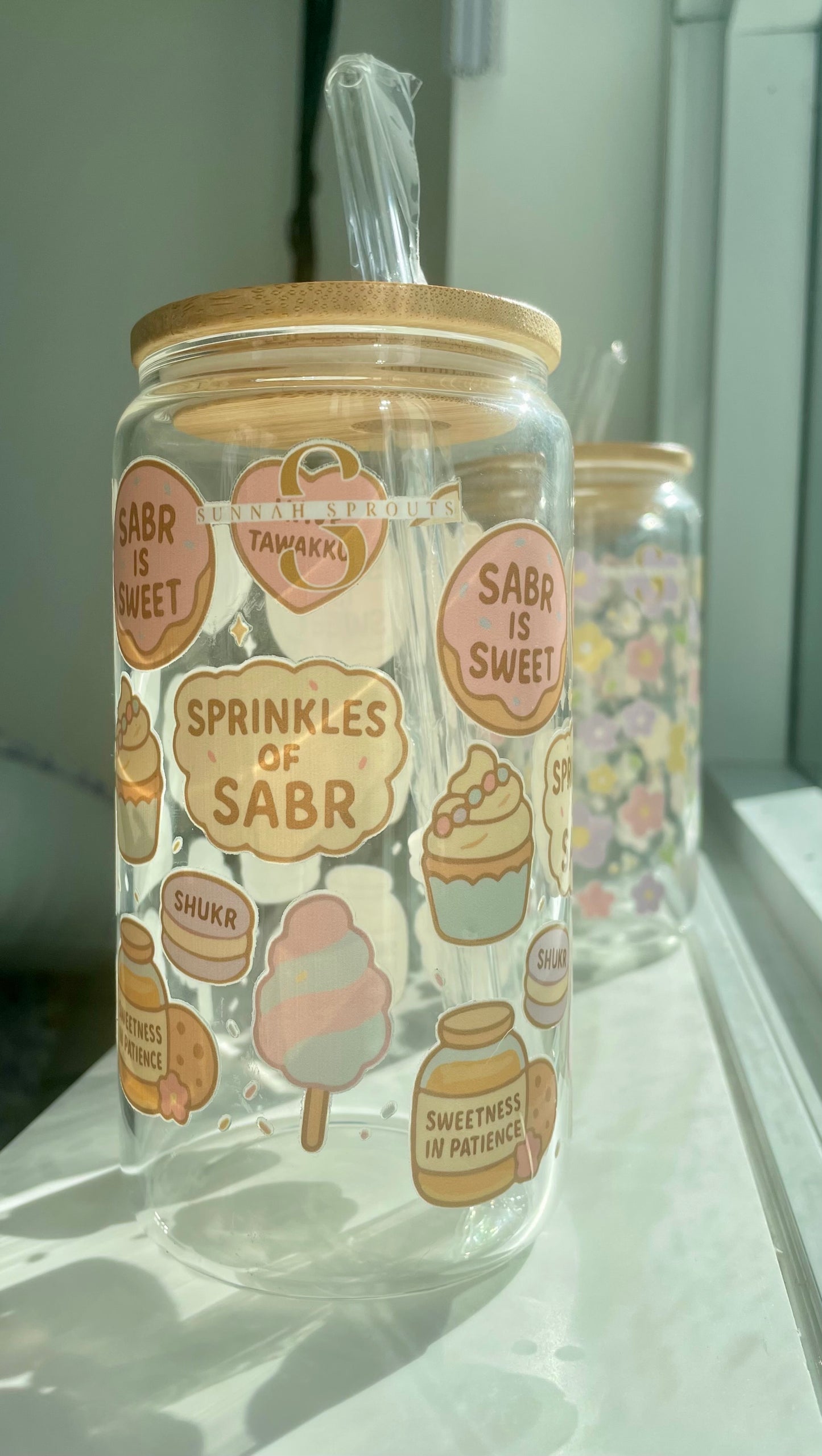 Sabr is Sweet! Glass Tumbler |16 oz