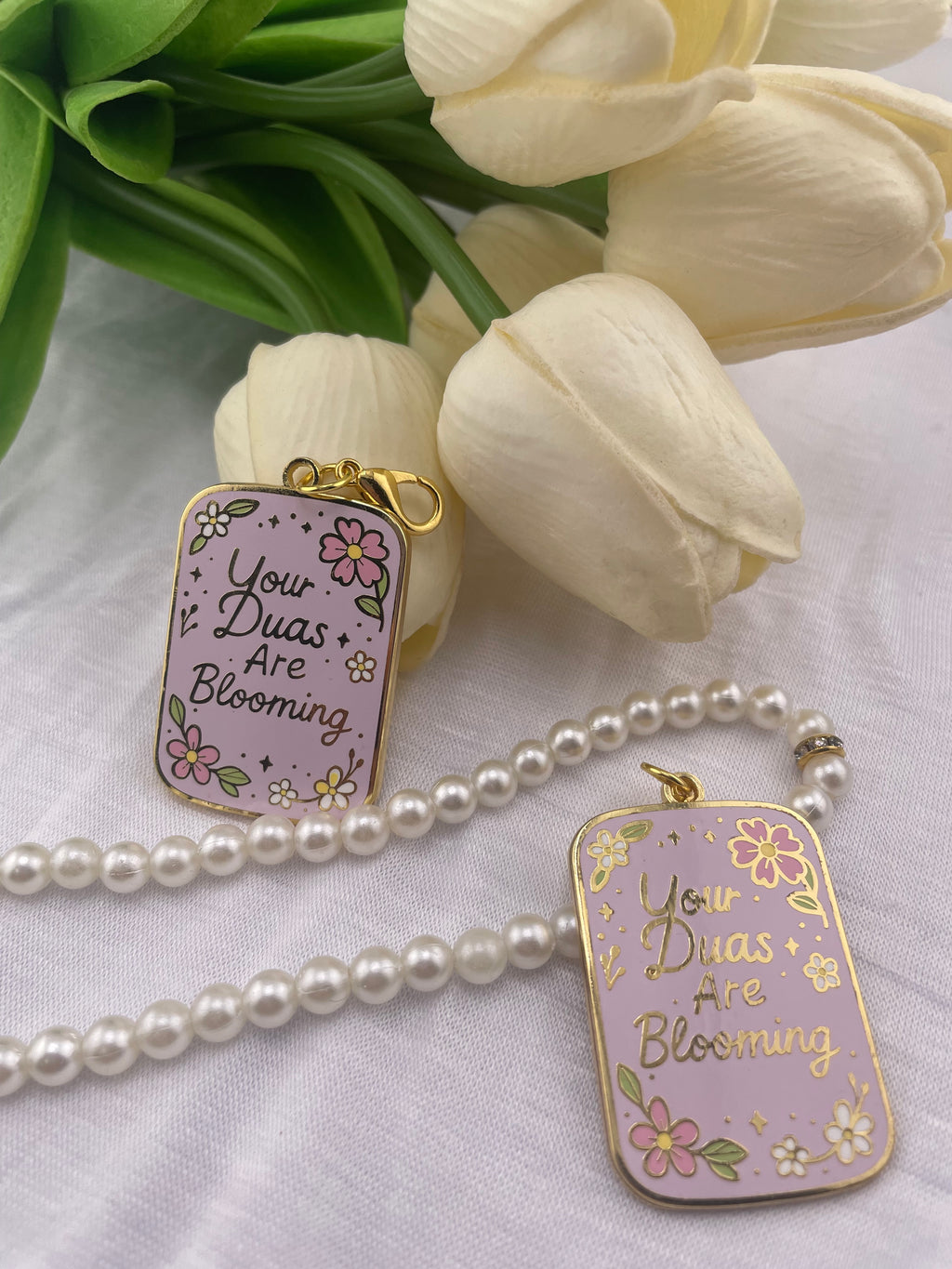 Your Duas Are Blooming Keychain