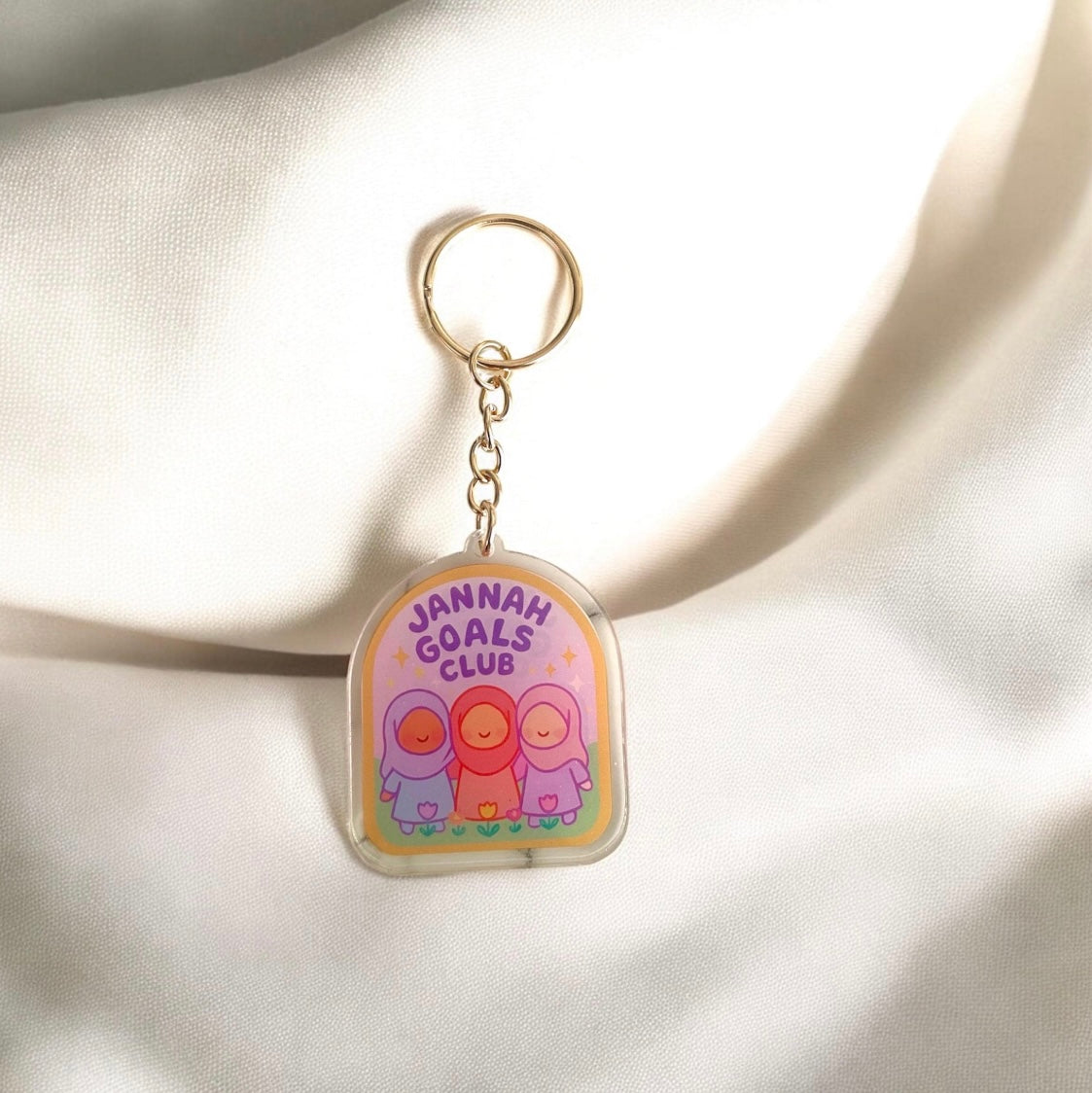 Jannah Goals Club Acrylic Keychain