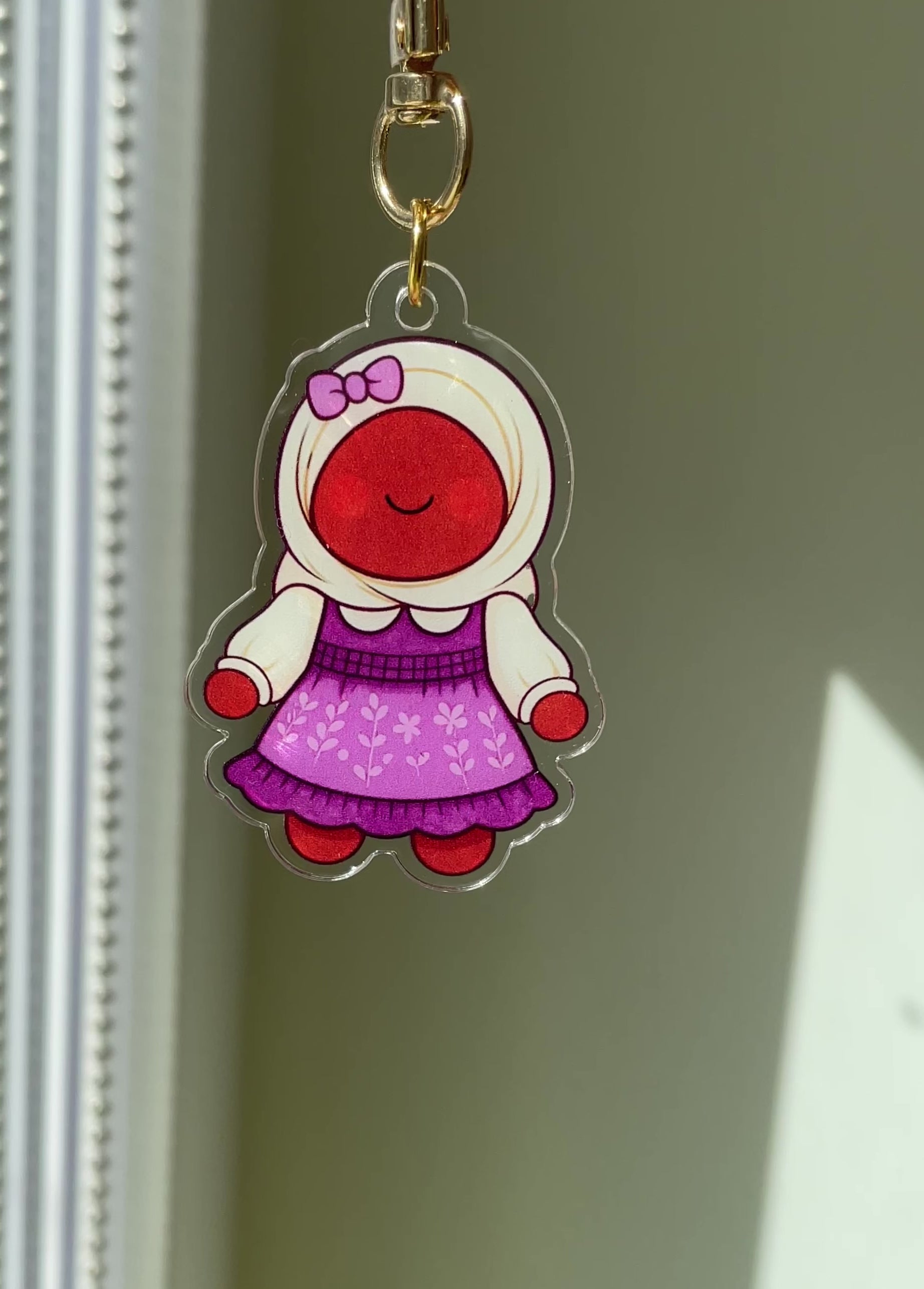 Aysha Sprout Acrylic Keychain